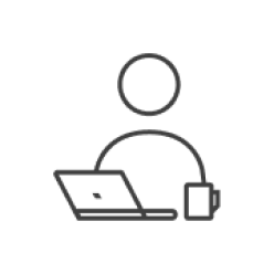 仕事中のアイコン