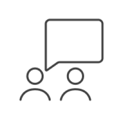 質問中のアイコン