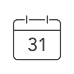 カレンダーのアイコン