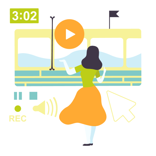 ビデオイラスト